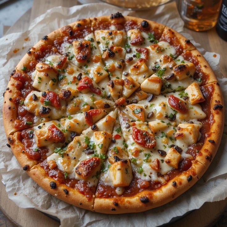 Pizza Crème fraîche thon